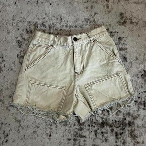 PacSun Women's Off-White Shorts